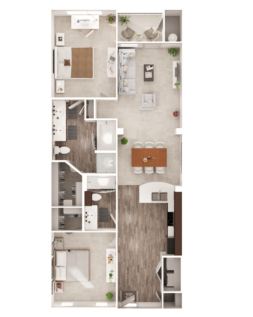 B floor plan